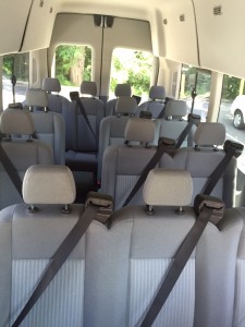 Photo: Interior view of new van.